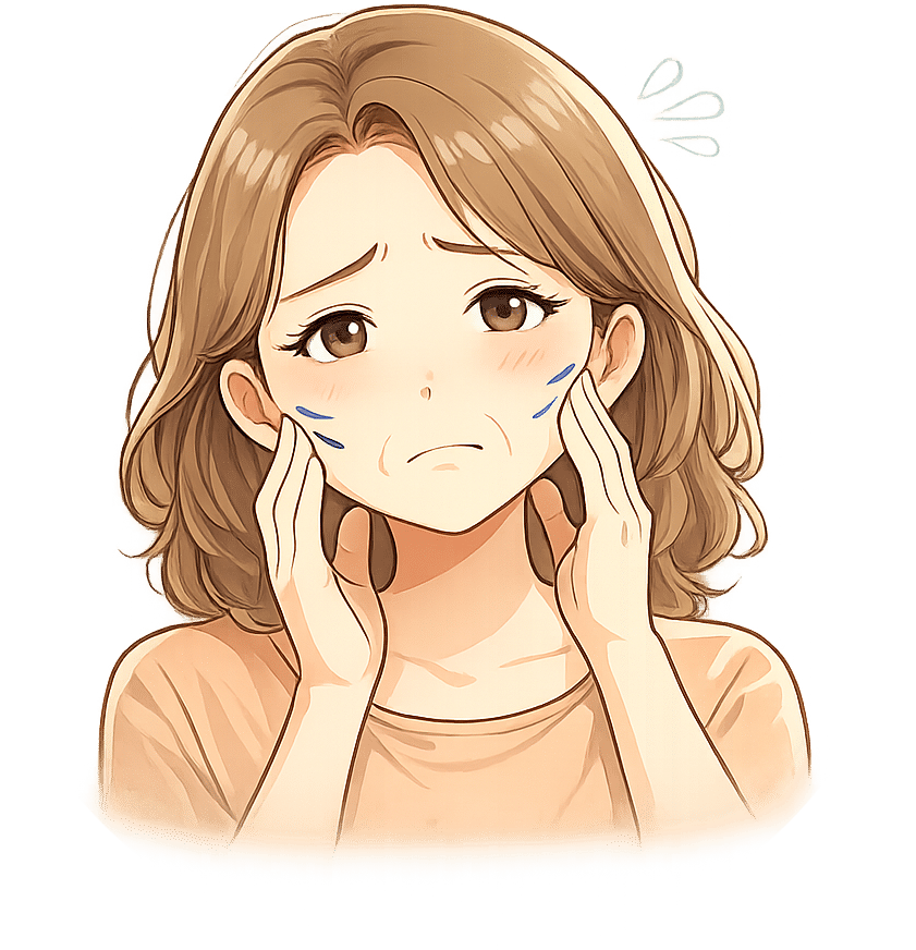 顔のたるみ