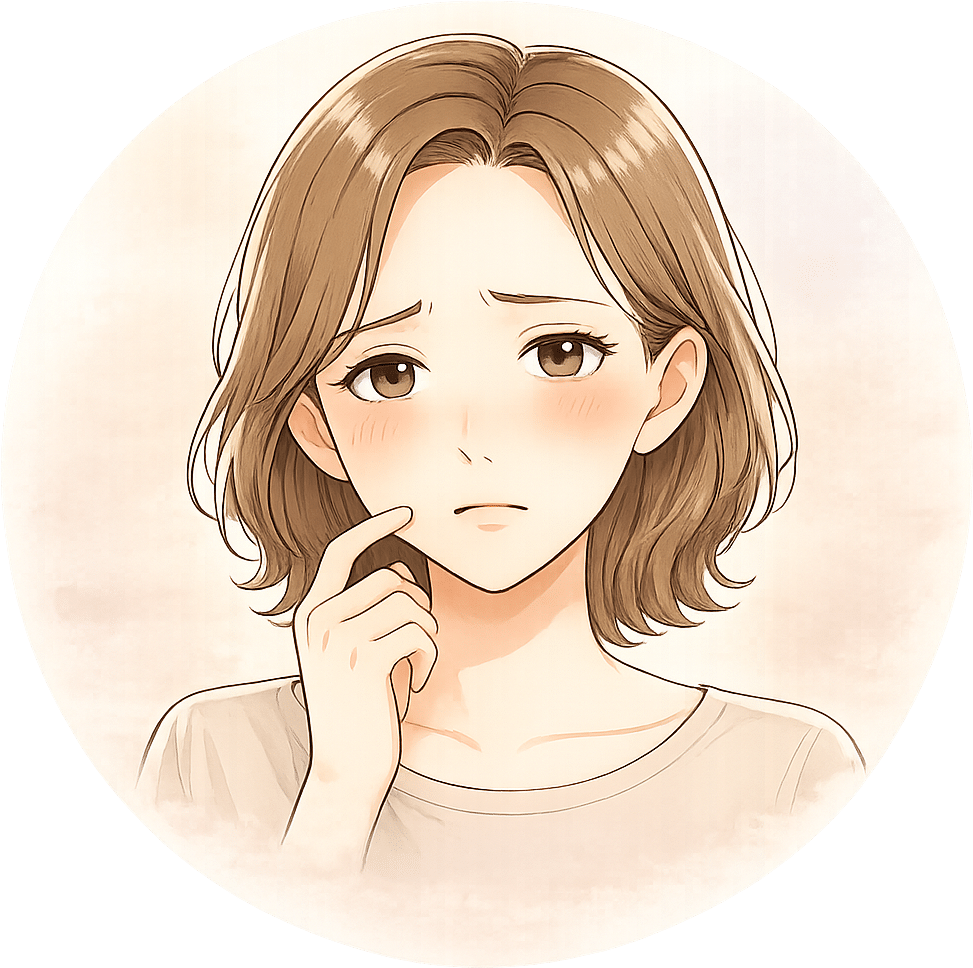 表情がかたい
